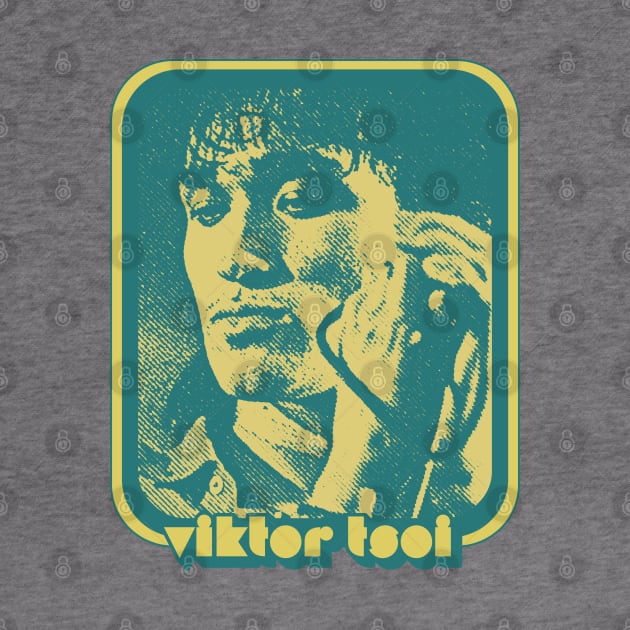 Viktor Tsoi  - Kино́ - Retro 1980s Fan Design by DankFutura